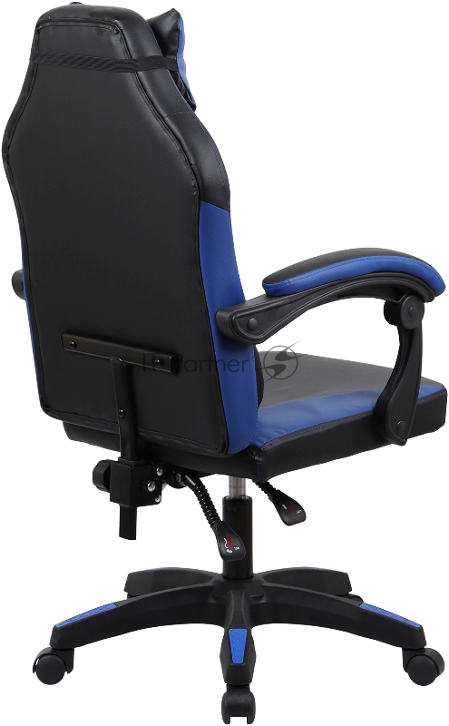 Кресло игровое Оклик Spirit черный/синий