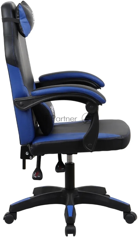 Кресло игровое Оклик Spirit черный/синий