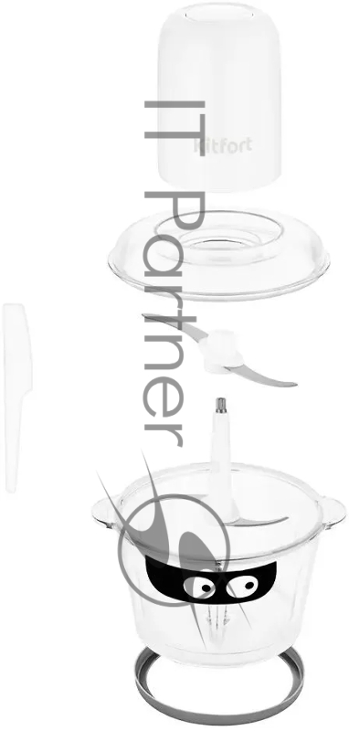 Измельчитель электрический Kitfort КТ-3519 1.8л. 300Вт белый