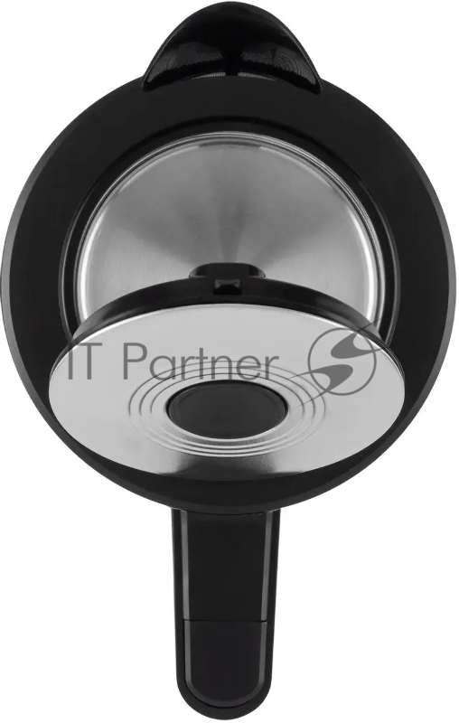 Чайник электрический Hyundai HYK-G4015 1.9л. 2200Вт черный/серебристый корпус: стекло