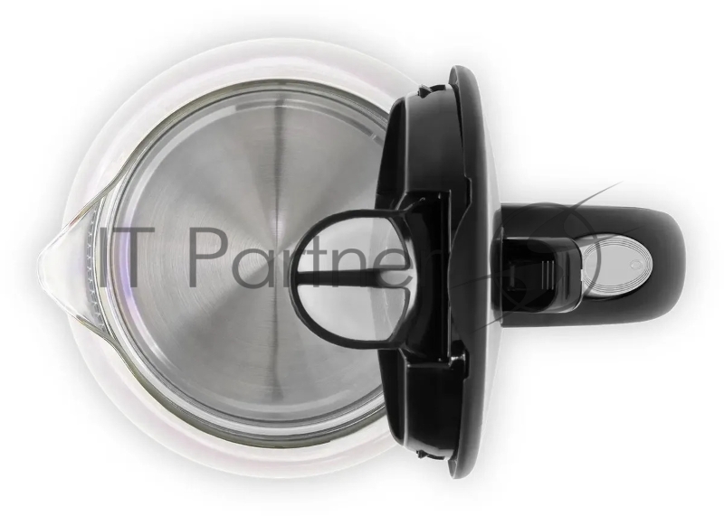 Чайник электрический Hyundai HYK-G8800 1.7л. 2200Вт черный/серебристый корпус: стекло