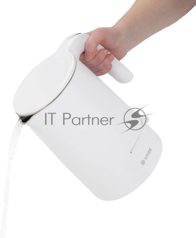 Чайник электрический Vitek VT-1104 1.5л. 2200Вт разноцветный корпус: металл/пластик