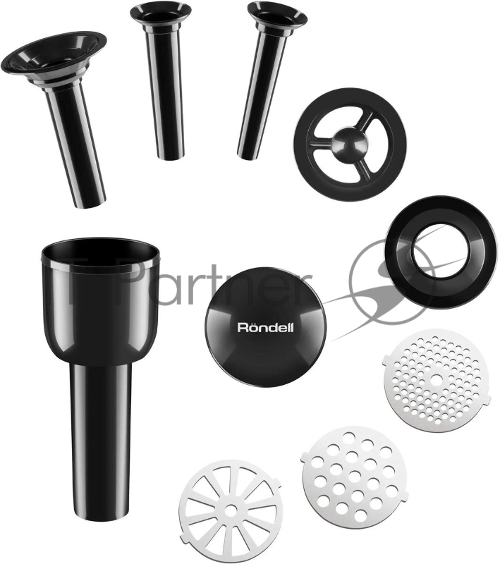 Мясорубка Rondell 1451-RE-01, 2300Вт, серебристый/черный