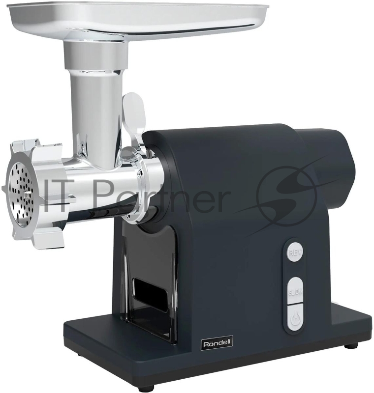 Мясорубка Rondell RDE-1452, 2000Вт, графит/серебристый