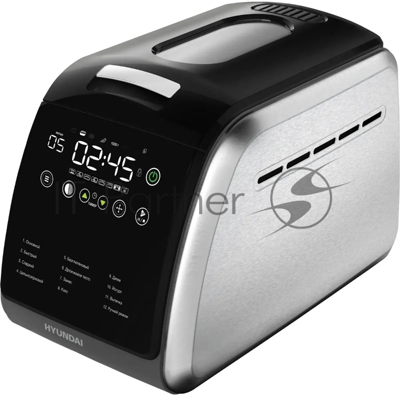 Хлебопечь Hyundai HYBM-5085 850Вт черный/серебристый