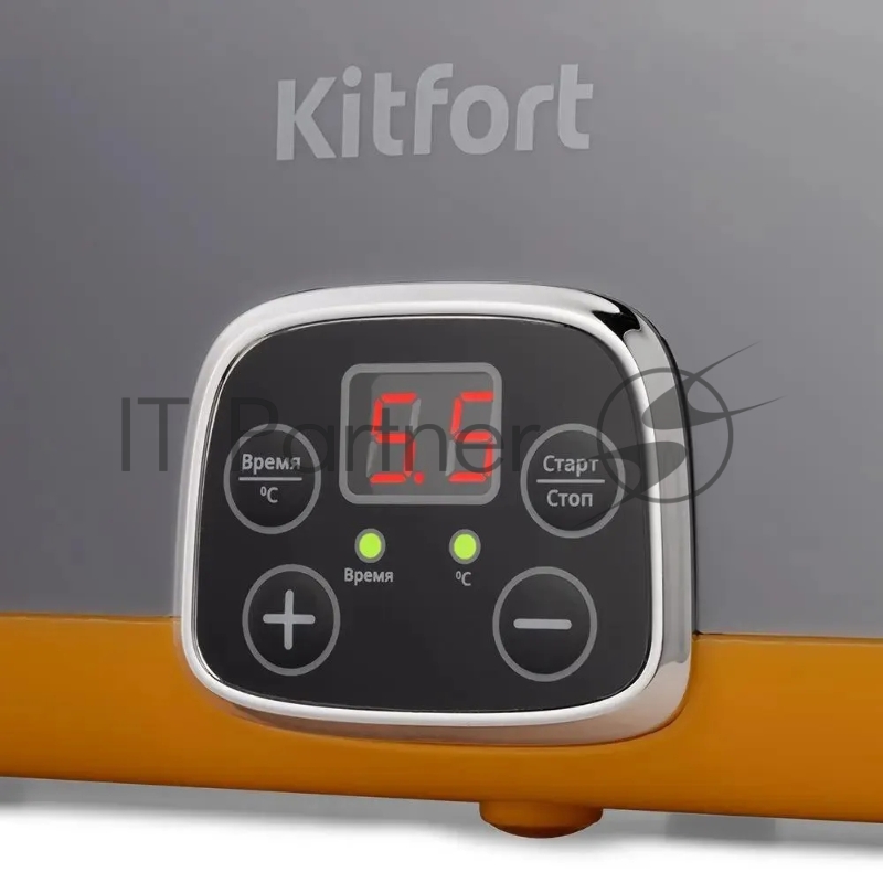 Йогуртница Kitfort КТ-6040 20Вт 8б. 200мл упр.:электрон. серый