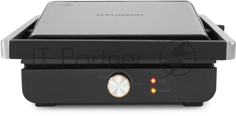 Электрогриль Hyundai HYG-2044 2000Вт черный/черный