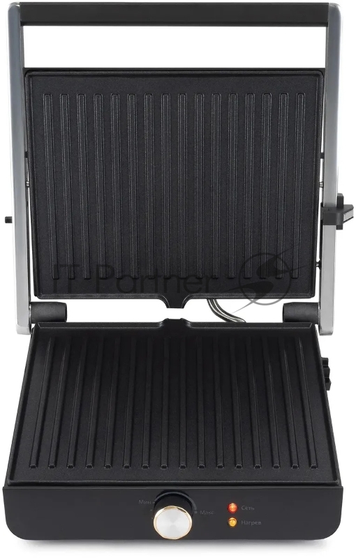 Электрогриль Hyundai HYG-2044 2000Вт черный/черный