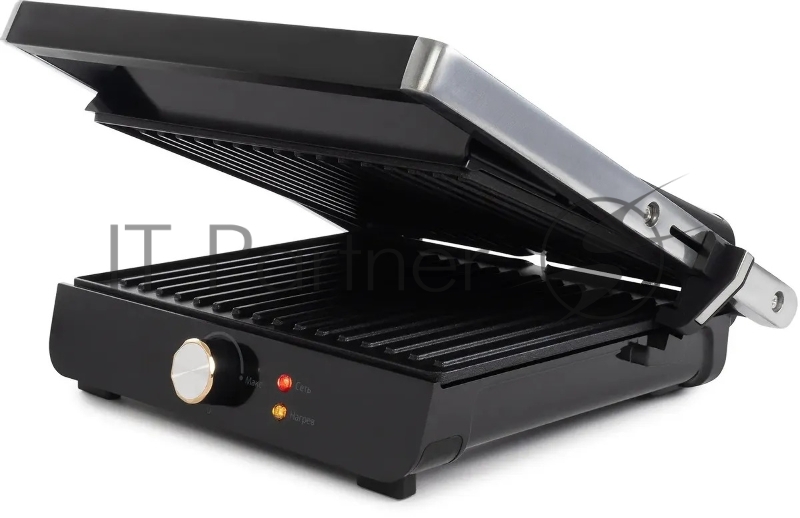Электрогриль Hyundai HYG-2044 2000Вт черный/черный