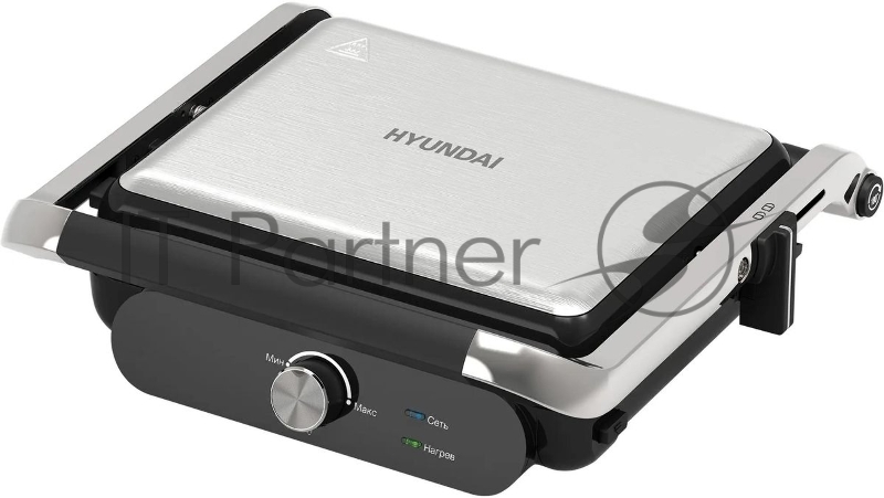 Электрогриль Hyundai HYG-3041 2000Вт черный/черный