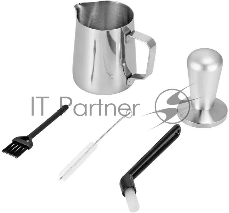 Кофеварка рожковая Kitfort КТ-7321 2800Вт нержавеющая сталь/черный