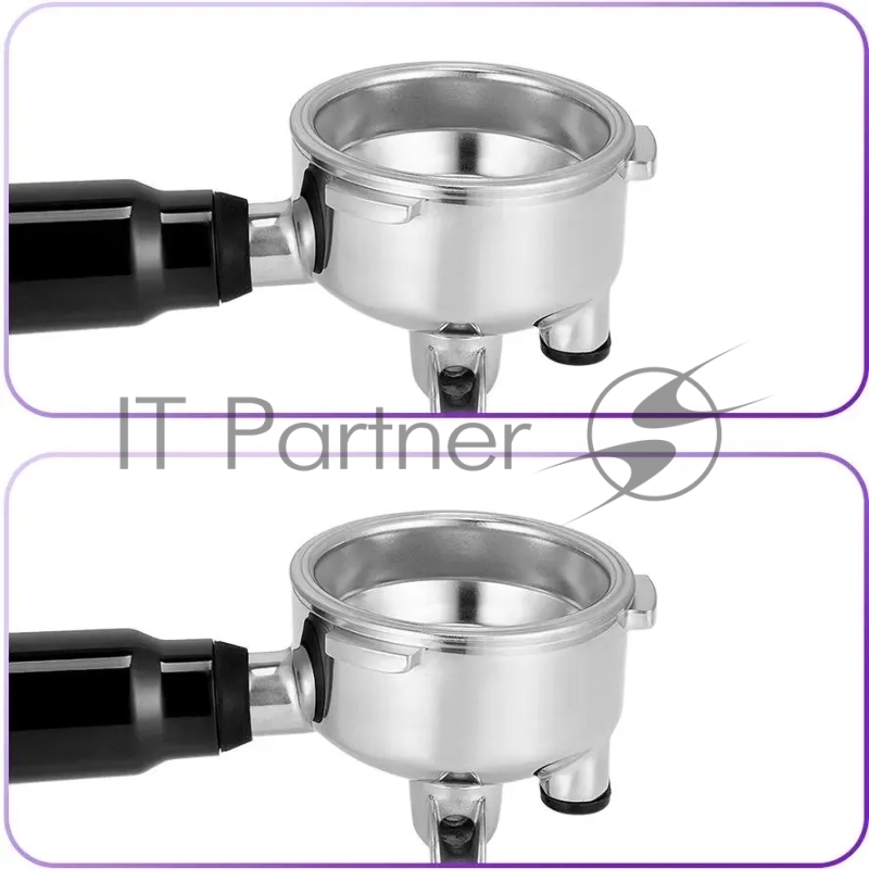 Кофеварка рожковая Kitfort КТ-7321 2800Вт нержавеющая сталь/черный