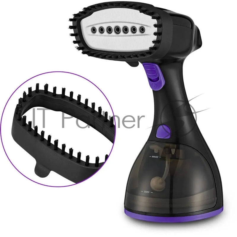 Отпариватель ручной Kitfort КТ-9121-1 1500Вт черный/фиолетовый