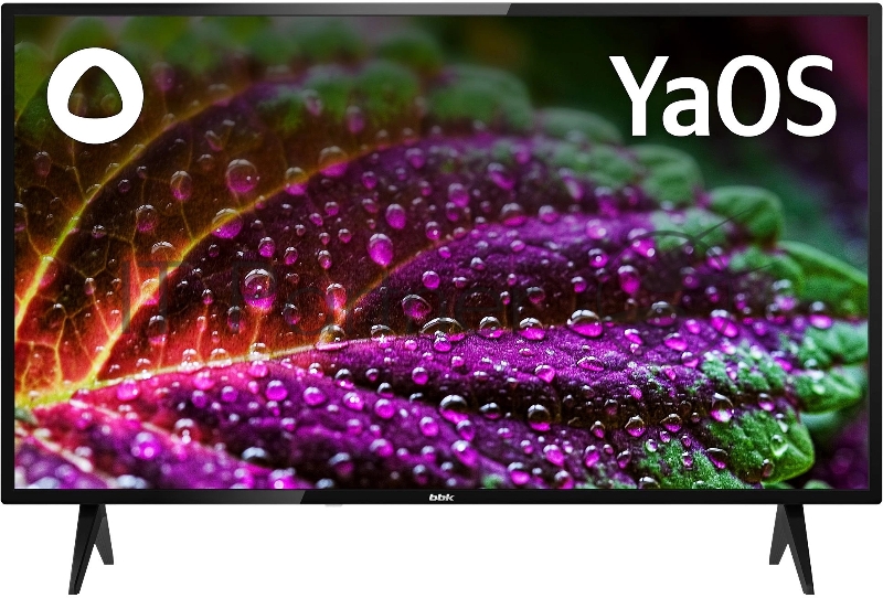 Телевизор LED BBK 40 40LEX-7249/FTS2C (B) YaOS черный FULL HD 60Hz DVB-T2 DVB-C DVB-S2 USB WiFi Smart TV (RUS)