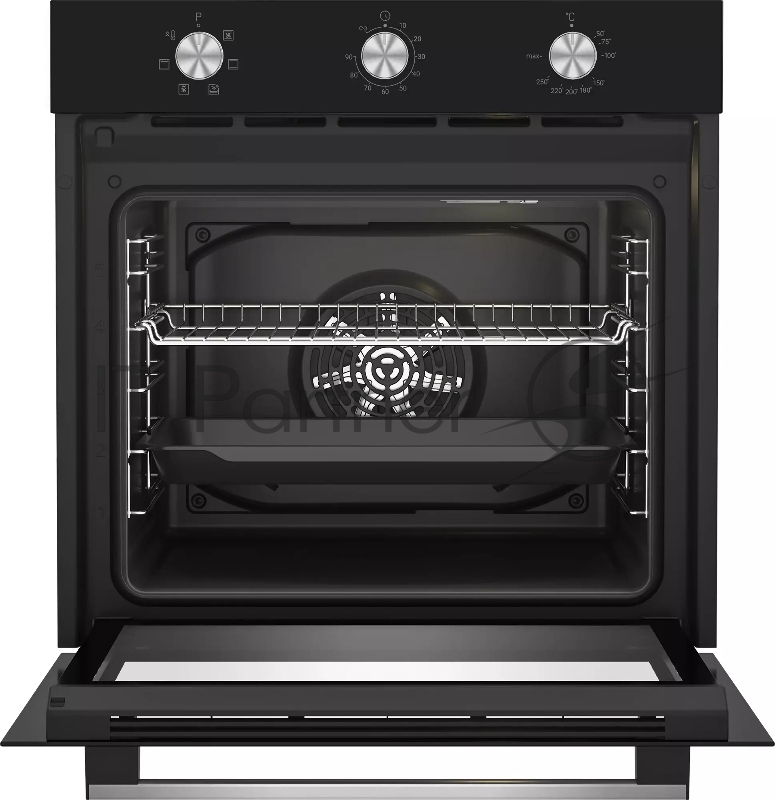 Духовой шкаф Электрический Hotpoint HETF 614 JH BL черный