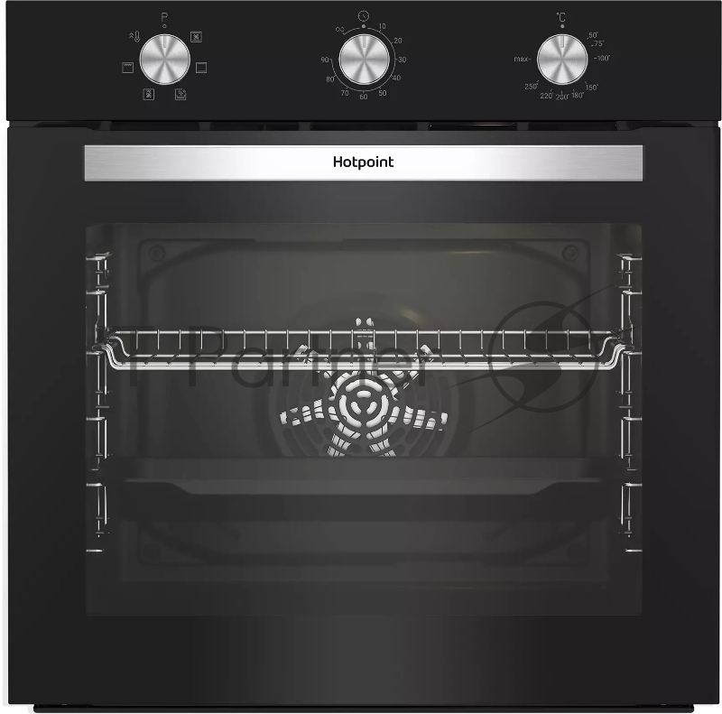 Духовой шкаф Электрический Hotpoint HETF 614 JH BL черный