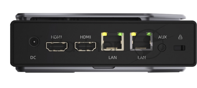 Системный блок Irbis Smartdesk mini PC Intel N100 (4C/4T - up to 3.4Ghz), 8GB DDR4 3200, 256GB SSD M.2, Intel UHD, WiFi, BT, 2xHDMI, fTPM, Win 11 Pro, 1Y