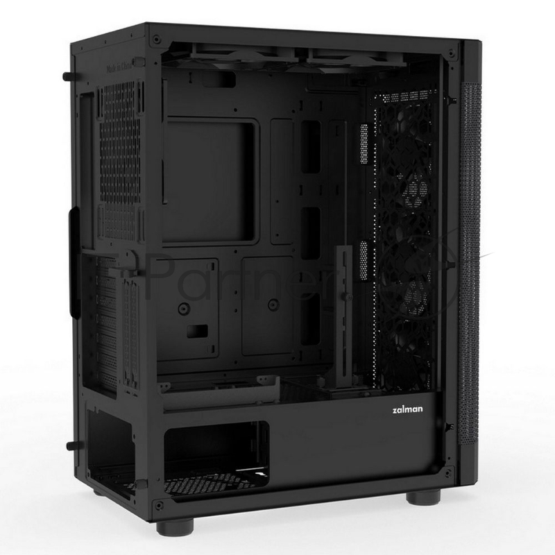 Корпус MidiTower Zalman I4 black (ATX, MESH, 2x3.5, 2x2.5, 1xUSB2.0, 2xUSB3.0, 6x120mm) (Zalman I4)