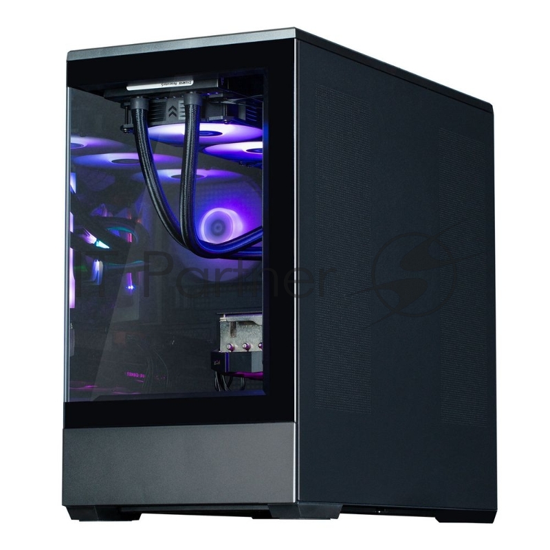 Корпус MiniTower Zalman P30 Black (mATX, без БП, ARGB, USB3.2 Type-A + USB3.2 Type-C) (Zalman P30)