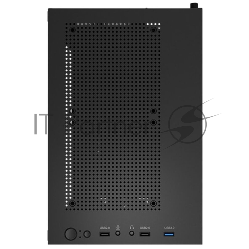 Корпус AeroCool CS-111-G-WT-v1 (mATX, 0.5mm, стекло, USB3.0 x1, USB2.0 x2, 1x 12cm Black Fan)