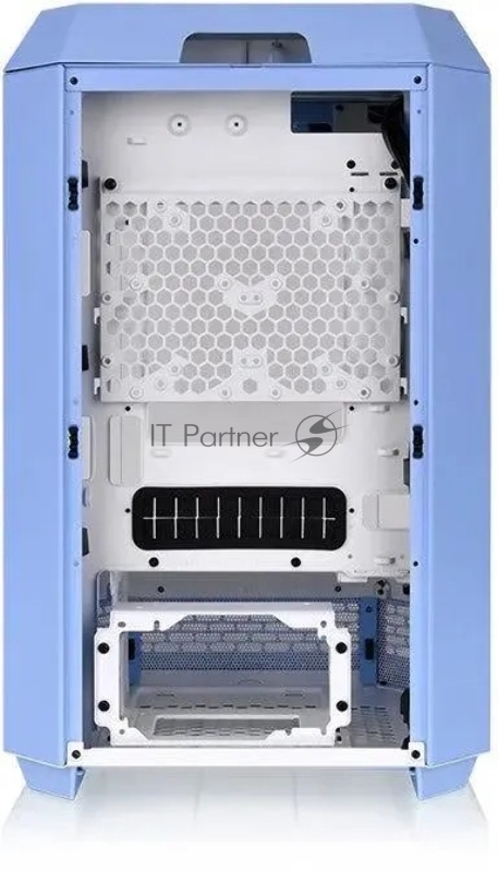 Корпус Thermaltake The Tower 300 Hydrangea голубой без БП miniITX 8x120mm 6x140mm 2xUSB3.0 audio bott PSU