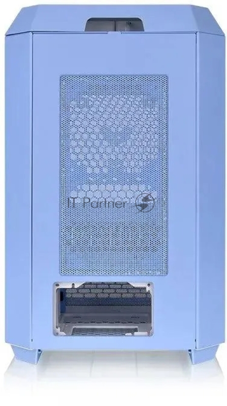 Корпус Thermaltake The Tower 300 Hydrangea голубой без БП miniITX 8x120mm 6x140mm 2xUSB3.0 audio bott PSU