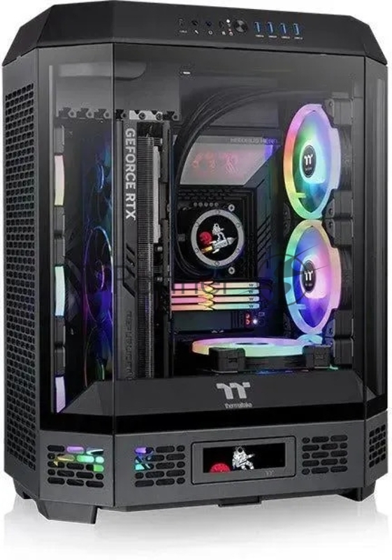 Корпус Thermaltake The Tower 600 Black черный без БП ATX 13x120mm 9x140mm 4xUSB3.0 audio bott PSU