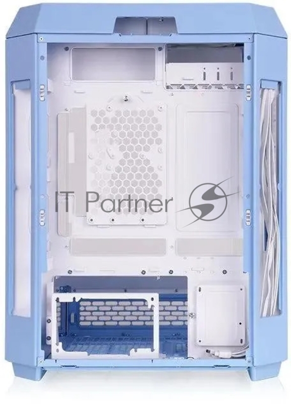 Корпус Thermaltake The Tower 600 Hydrangea голубой без БП ATX 13x120mm 9x140mm 4xUSB3.0 audio bott PSU
