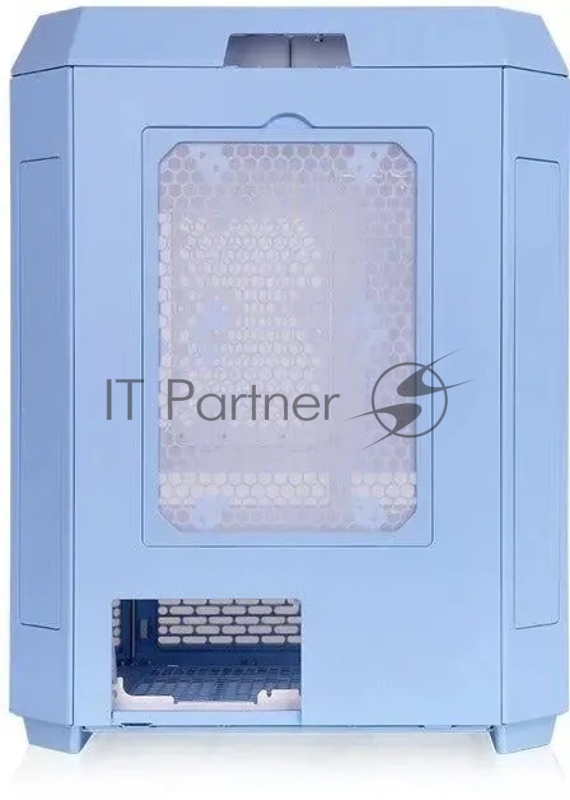 Корпус Thermaltake The Tower 600 Hydrangea голубой без БП ATX 13x120mm 9x140mm 4xUSB3.0 audio bott PSU