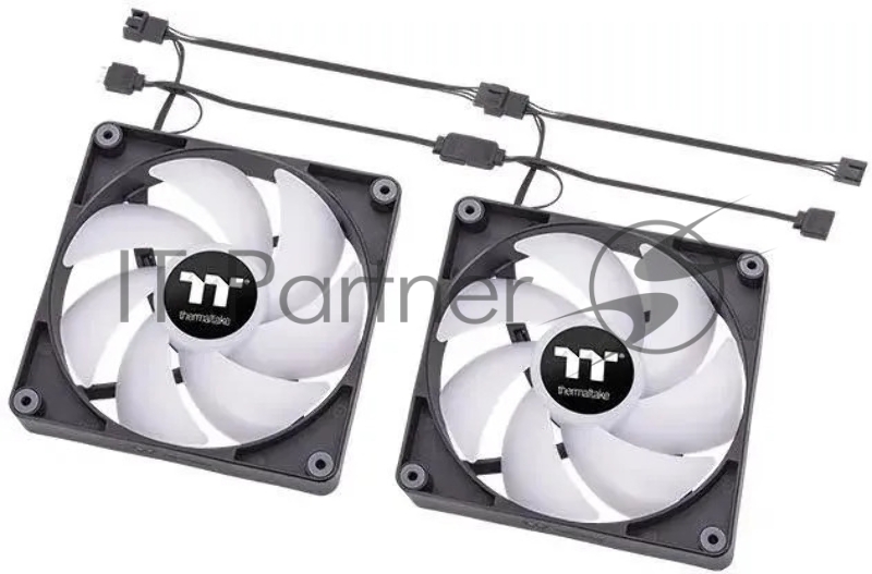 Вентилятор для корпуса Thermaltake CT120 Sync ARGB 120х120x25 черный 4-pin 25.8дБ (упак.:2шт) (CL-F149-PL12SW-A) Ret