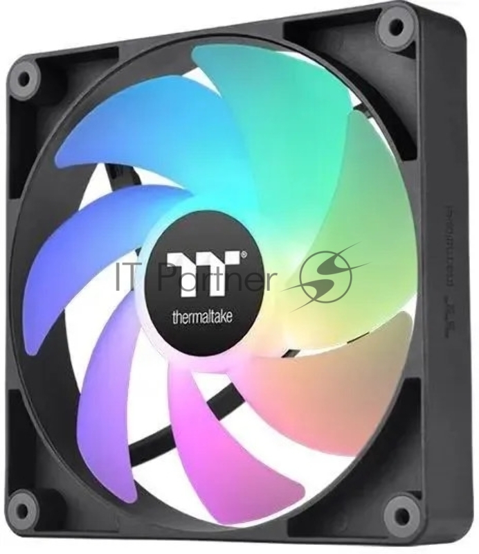 Вентилятор для корпуса Thermaltake CT120 Sync ARGB 120х120x25 черный 4-pin 25.8дБ (упак.:2шт) (CL-F149-PL12SW-A) Ret