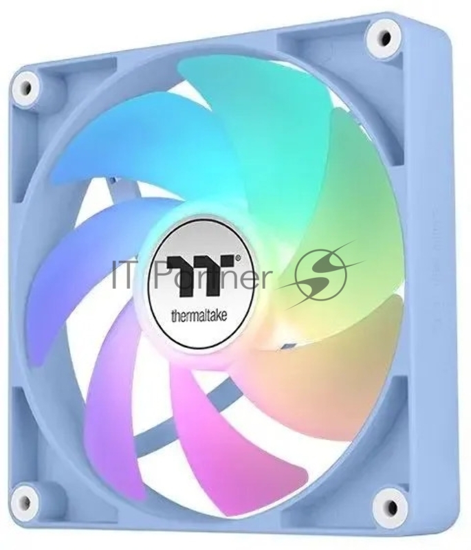 Вентилятор для корпуса Thermaltake CT120 Sync Hydrangea ARGB 120х120x25 голубой 4-pin 25.8дБ (упак.:2шт) (CL-F202-PL12BU-A) Ret