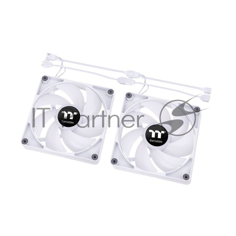 Вентилятор для корпуса Thermaltake CT140 ARGB 140х140x25 белый 4-pin 30.5дБ (упак.:2шт) (CL-F154-PL14SW-A) Ret