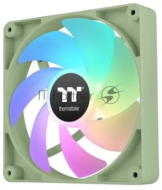 Вентилятор для корпуса Thermaltake CT140 Sync Matcha ARGB 140х140x25 зеленый 4-pin 30.5дБ (упак.:2шт) (CL-F203-PL14MG-A) Ret