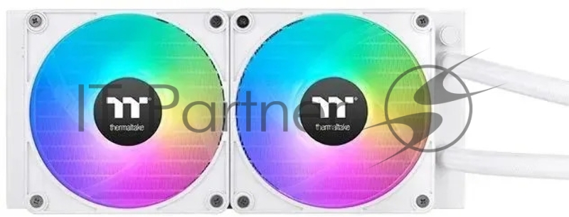 Система водяного охлаждения Thermaltake TH240 V2 Ultra EX Snow ARGB Soc-AM5/AM4/1151/1200/1700 белый 4-pin 28.5dB Al+Cu LCD Ret (CL-W425-PL12SW-A)