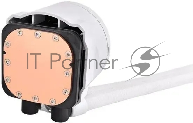 Система водяного охлаждения Thermaltake TH240 V2 Ultra EX Snow ARGB Soc-AM5/AM4/1151/1200/1700 белый 4-pin 28.5dB Al+Cu LCD Ret (CL-W425-PL12SW-A)