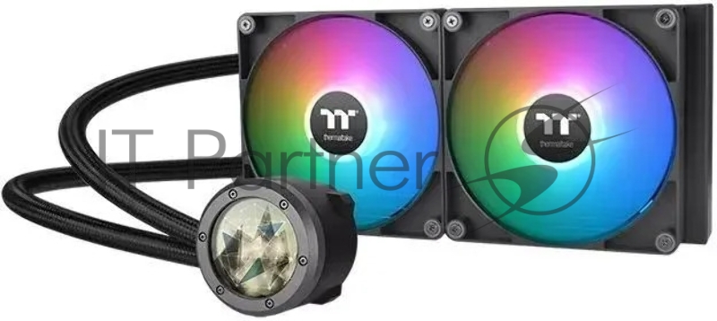 Система водяного охлаждения Thermaltake TH280 V2 Ultra ARGB Soc-AM5/AM4/1151/1200/1700 черный 4-pin 34.7dB Al+Cu LCD Ret (CL-W385-PL14SW-A)