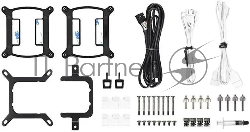 Система водяного охлаждения Thermaltake TH280 V2 Ultra Snow ARGB Soc-AM5/AM4/1151/1200/1700 белый 4-pin 34.7dB Al+Cu LCD Ret (CL-W406-PL14SW-A)