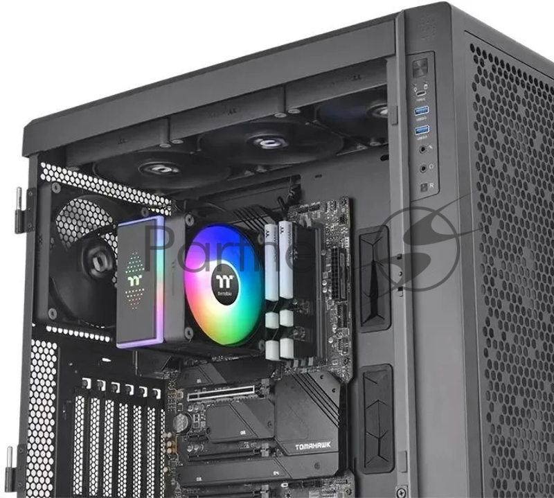 Устройство охлаждения (кулер) Thermaltake Astria 400 ARGB Soc-AM5/AM4/1151/1200/1700 черный 4-pin 26.8dB Al 230W Ret (CL-P120-CA12SW-A)