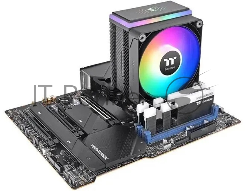 Устройство охлаждения (кулер) Thermaltake Astria 400 ARGB Soc-AM5/AM4/1151/1200/1700 черный 4-pin 26.8dB Al 230W Ret (CL-P120-CA12SW-A)