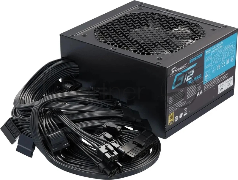 Блок питания Seasonic ATX 750W G12 GC-750 80+ gold (20+4pin) APFC 120mm fan 6xSATA RTL