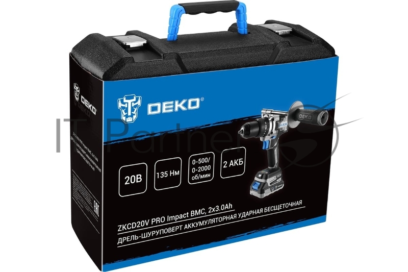 Дрель-шуруповерт Deko ZKCD20V Pro Impac 084-1034