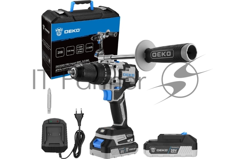 Дрель-шуруповерт Deko ZKCD20V Pro Impac 084-1034
