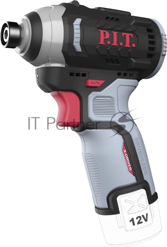 Винтоверт P.I.T. PSD12K-120A SOLO аккум. патрон:шестигр.1/4 (PSD12K-120A) серый