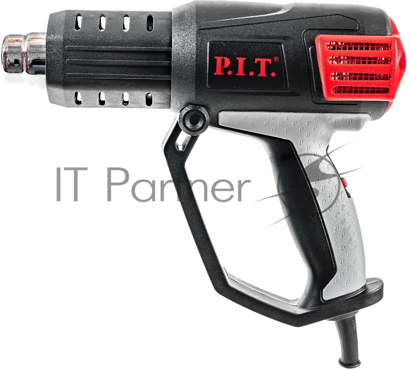 Технический фен P.I.T. PHG2001-C темп.350/550С черный