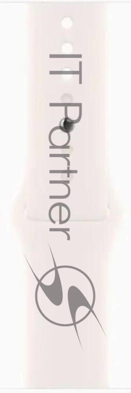 Смарт-часы Apple Watch Series 10 A2999 46мм 2.1 OLED корп.розовое золото Sport Band рем.белый разм.брасл.:140-190мм (MWWT3LW/A)