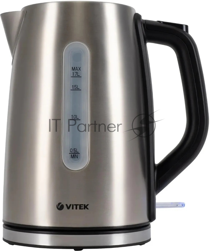 Чайник Vitek VT-1144 черный/серебристый 2200W 1.5л