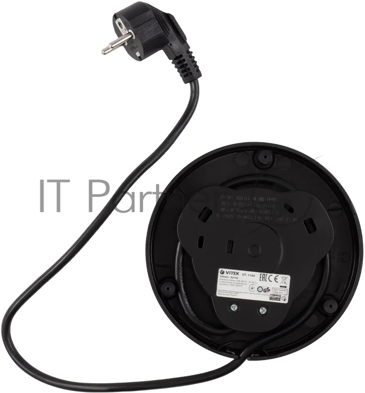 Чайник Vitek VT-1144 черный/серебристый 2200W 1.5л