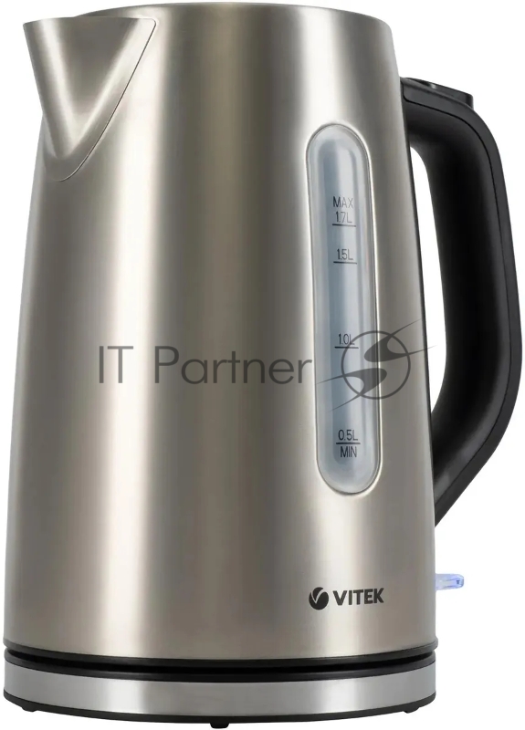 Чайник Vitek VT-1144 черный/серебристый 2200W 1.5л