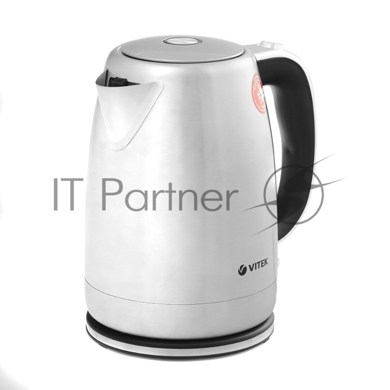 Чайник электрический Vitek VT-7079 1.7л. 2200Вт стальной/черный